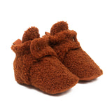 Sherpa Snap Booties Ginger by Robeez