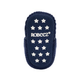 Colby Snap Booties in Navy by Robeez