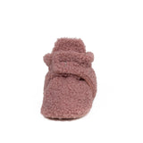 Sherpa Snap Booties Light Pink by Robeez
