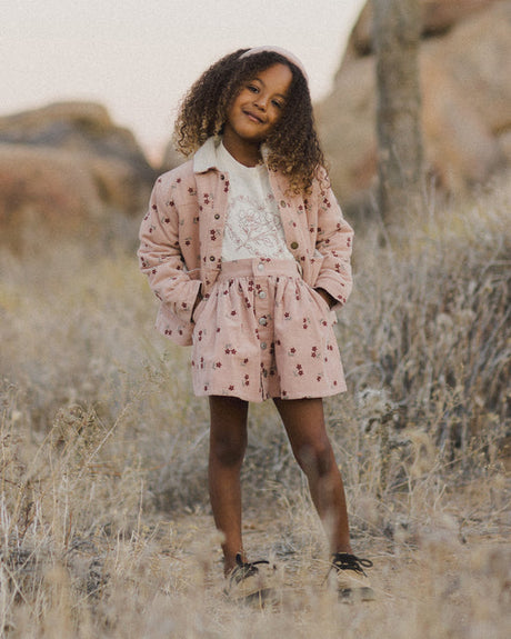 Corduroy Jacket || Blossom Embroidery by Rylee + Cru