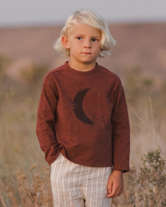Long Sleeve Paneled Tee || Moon by Rylee + Cru