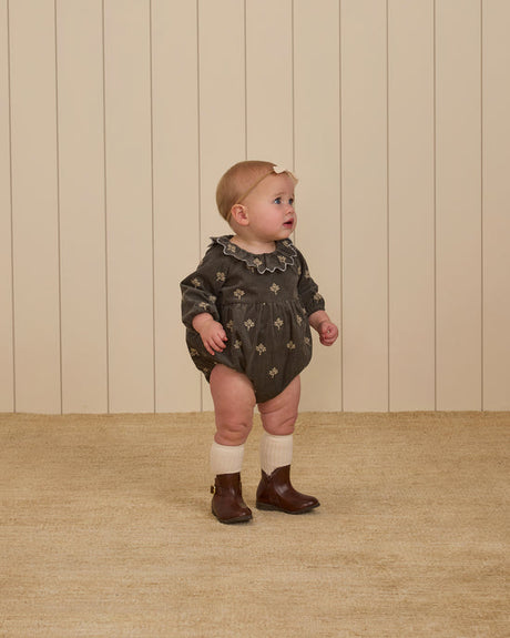 Freya Romper || Forest Floral by Rylee + Cru