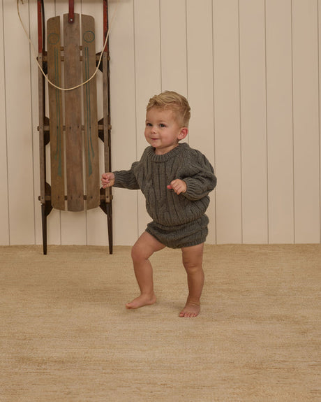 Cable-Knit Sweater || Forest by Rylee + Cru