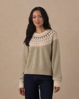 Women's Fair Isle Sweater || Sage by Rylee + Cru