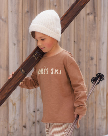 Raw Edge Long Sleeve Tee || Apres Ski by Rylee + Cru