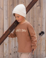 Raw Edge Long Sleeve Tee || Apres Ski by Rylee + Cru