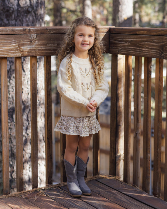 Nova Mini Skirt || Winter Garden by Rylee + Cru