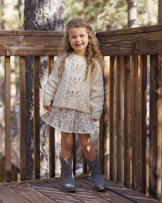 Nova Mini Skirt || Winter Garden by Rylee + Cru