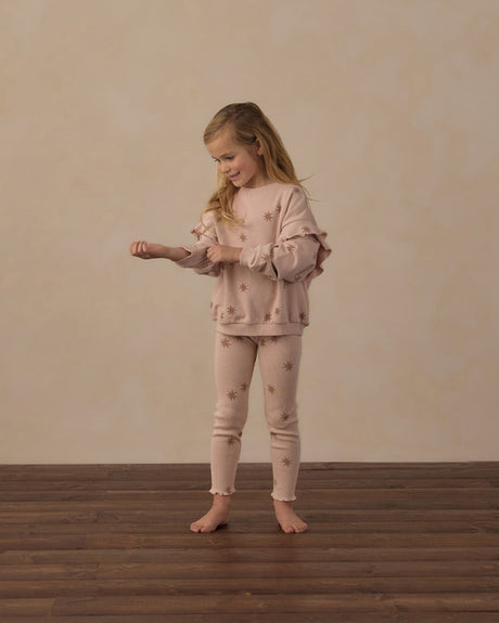 Coast Ribbed Legging || Clay Stars by Rylee + Cru