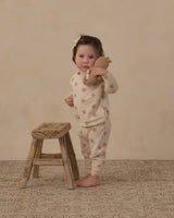 Long Sleeve Tee + Pant Set || Pink Daisies by Rylee + Cru