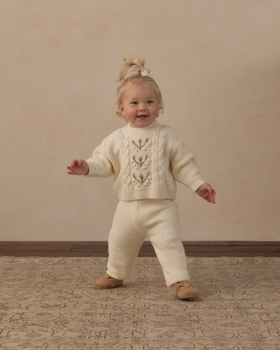 Knit Pant || Natural by Rylee + Cru