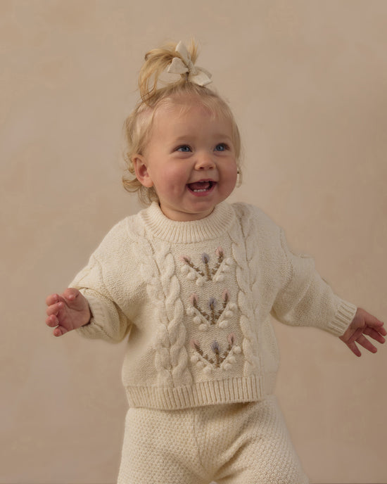 Reagan Sweater || Natural by Rylee + Cru