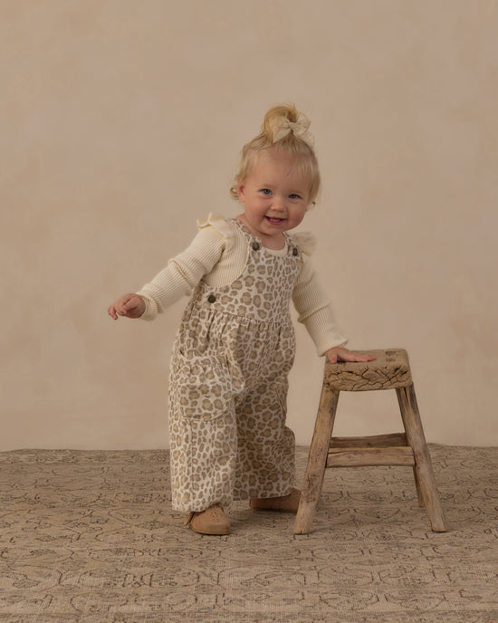 Shoulder Ruffle Bodysuit || Natural by Rylee + Cru