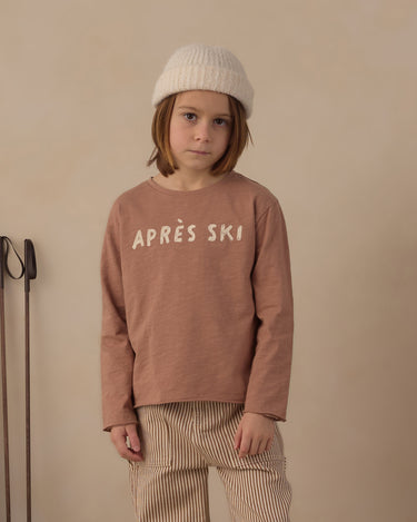 Raw Edge Long Sleeve Tee || Apres Ski by Rylee + Cru
