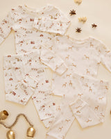 Organic Long Sleeve Pajama Set || Fawns by Rylee + Cru
