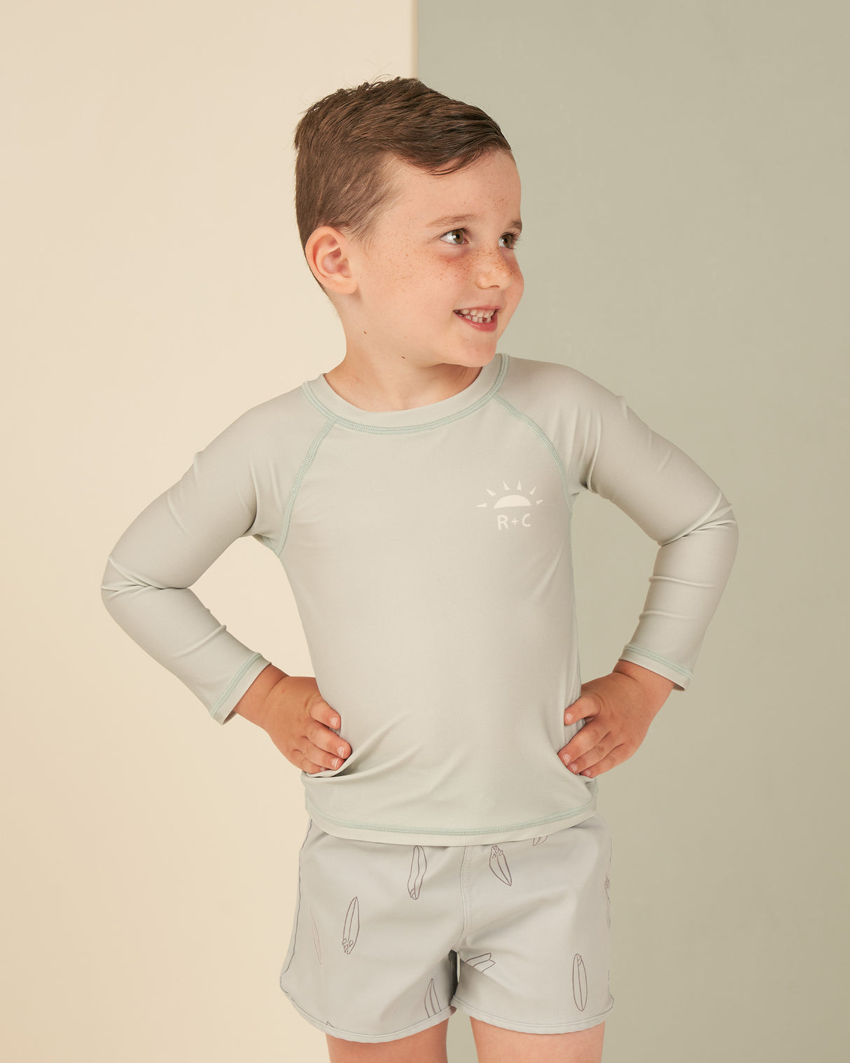 rash guard || seafoam by Rylee + Cru