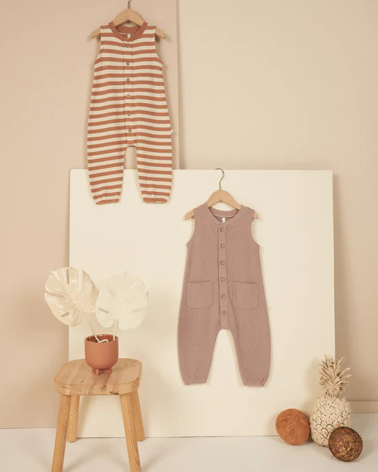 Summer Waffle Jumpsuit || Mauve by Rylee + Cru