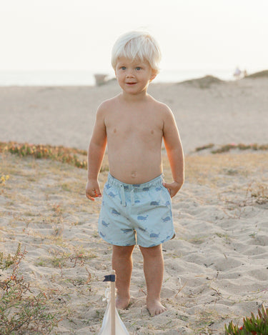 Swim Trunk || Whales by Rylee + Cru