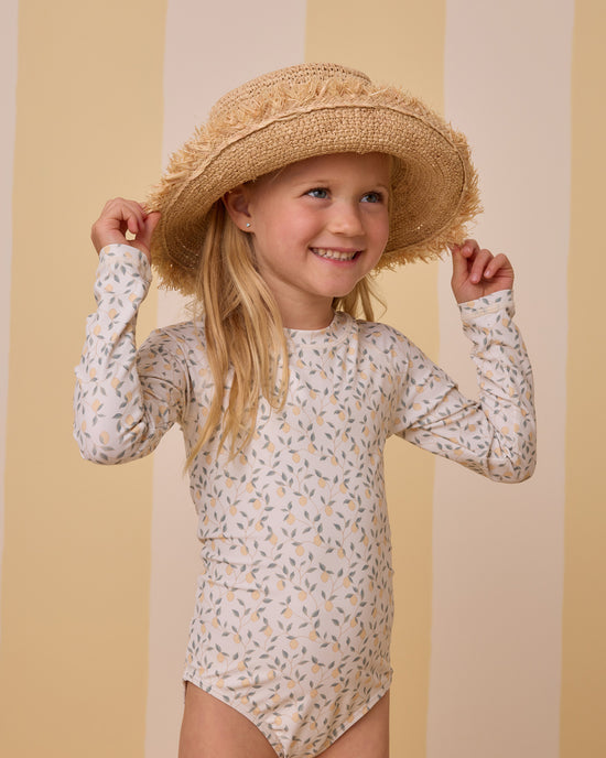 Delphine Rashguard One-Piece || Lemons by Rylee + Cru