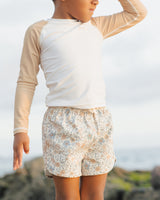 Swim Trunk || Gardenia by Rylee + Cru