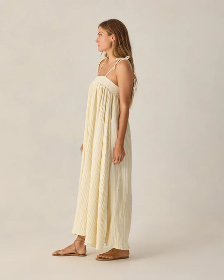 Malea Dress | Citron Stripe by Rylee + Cru
