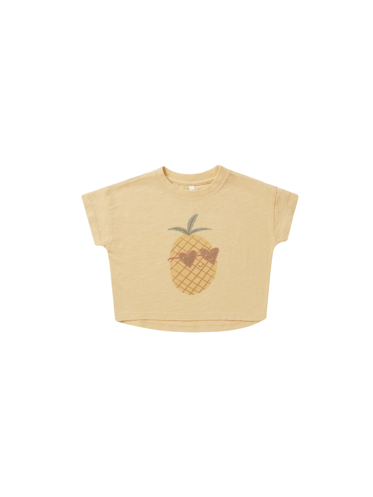 boxy tee || pineapple by Rylee + Cru