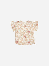 flutter tee || pink floral by Rylee + Cru
