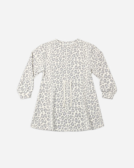 Tate Dress || Blue Leopard by Rylee + Cru