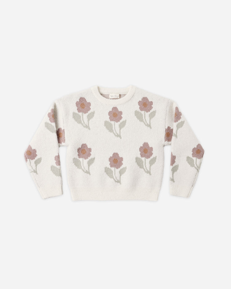Aspen Sweater || Ivory Flower by Rylee + Cru