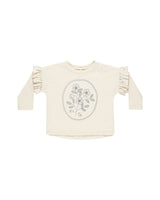 Ruffle Long Sleeve Tee || Wildflower by Rylee + Cru