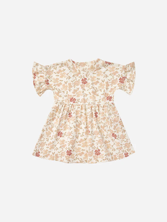 babydoll dress || pink floral by Rylee + Cru