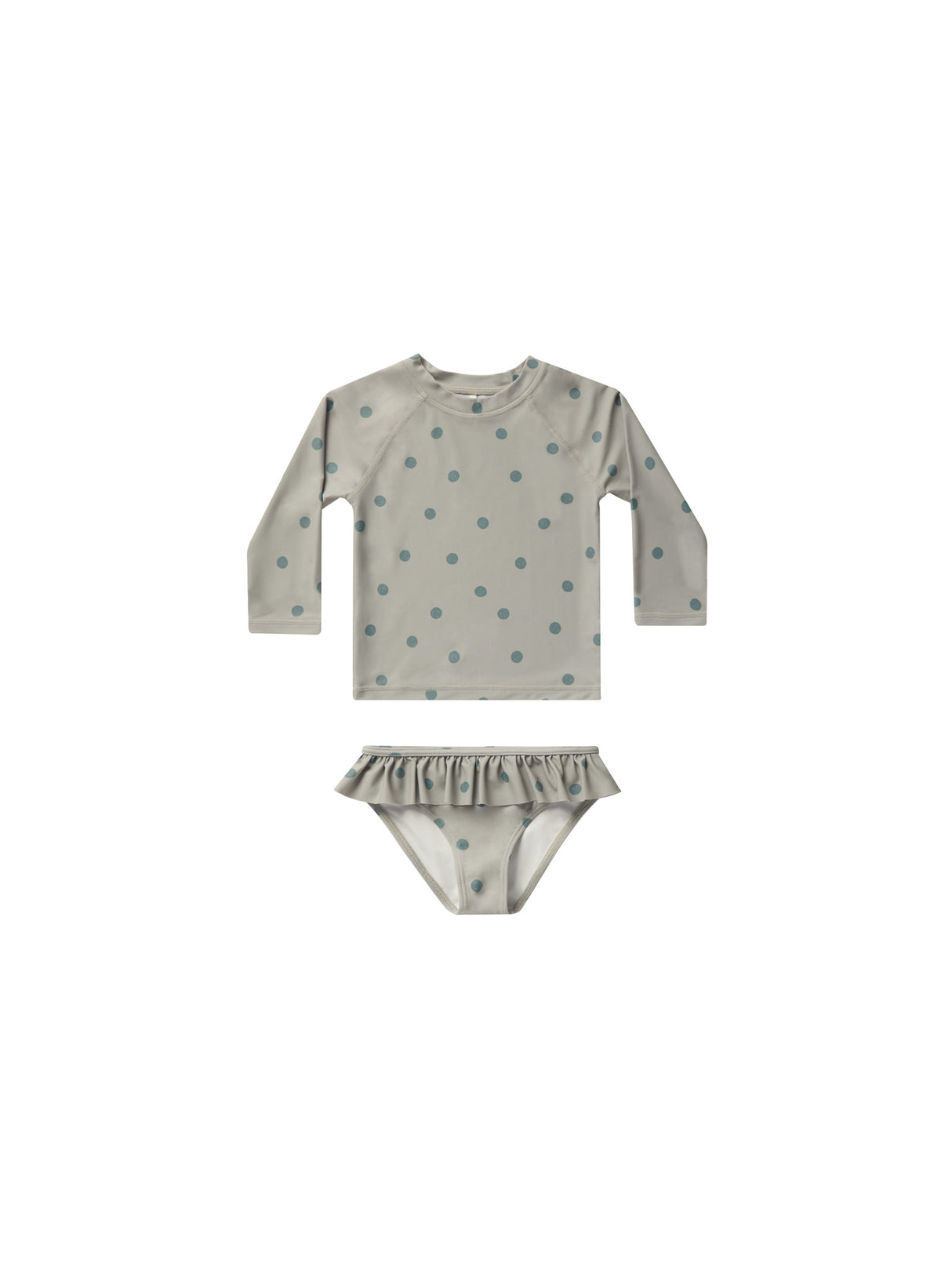 rash guard girls set || polka dot by Rylee + Cru