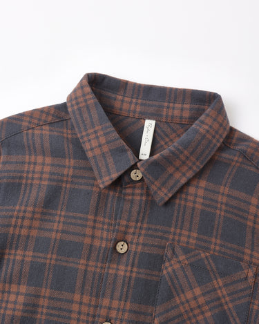 Collared Long Sleeve Shirt || Midnight Plaid by Rylee + Cru