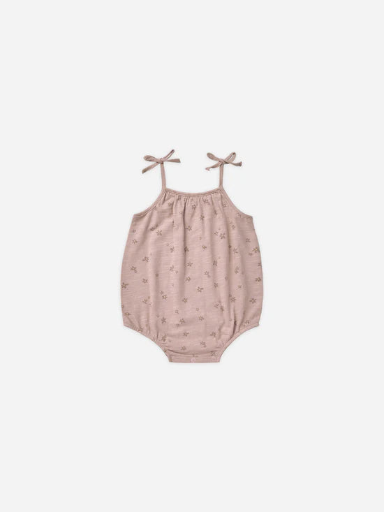 nala romper || mauve ditsy by Rylee + Cru