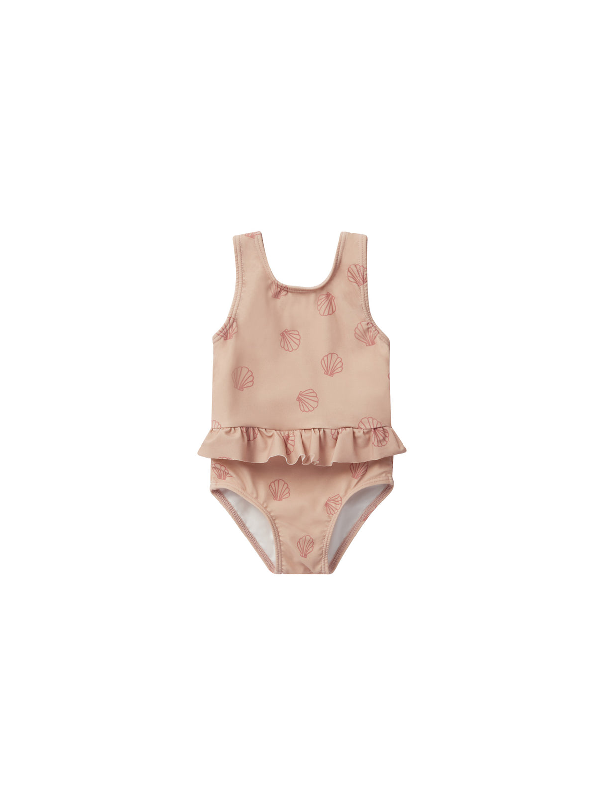skirted one-piece || seashell by Rylee + Cru
