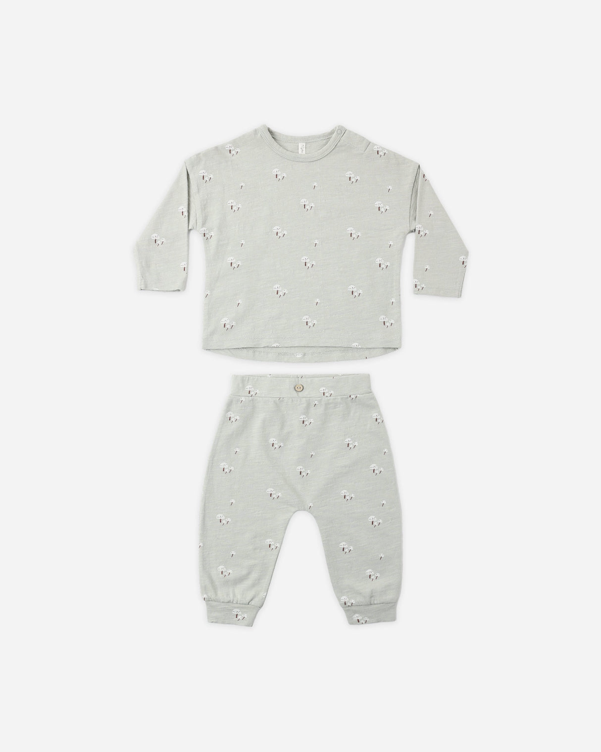 Long Sleeve Tee + Pant Set || Mushrooms by Rylee + Cru
