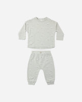 Long Sleeve Tee + Pant Set || Mushrooms by Rylee + Cru