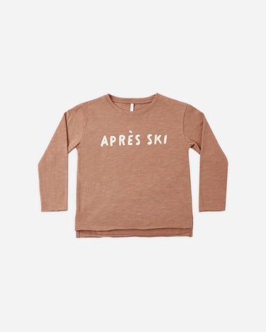 Raw Edge Long Sleeve Tee || Apres Ski by Rylee + Cru