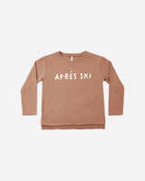 Raw Edge Long Sleeve Tee || Apres Ski by Rylee + Cru
