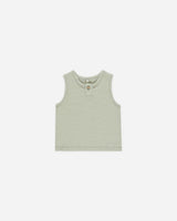 Jersey Button Tank || Sage by Rylee + Cru