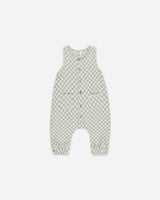 Woven Jumpsuit || Sage Check by Rylee + Cru