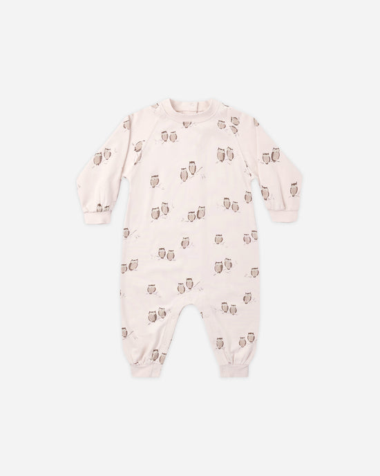 Raglan Jumpsuit || Owls by Rylee + Cru