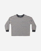 Relaxed Long Sleeve Tee || Blue Stripe by Rylee + Cru