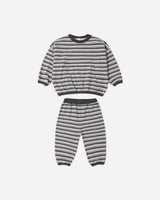 Relaxed Set || Blue Stripe by Rylee + Cru