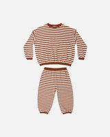Relaxed Set || Brick Stripe by Rylee + Cru