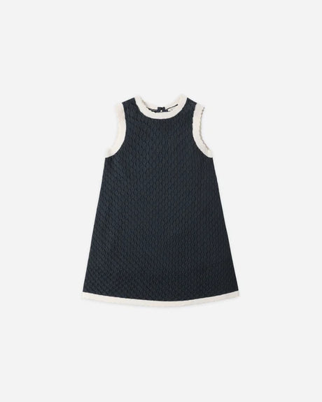 Crochet Tank Mini Dress || Navy by Rylee + Cru