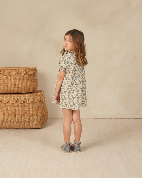 avalon dress || blue ditsy by Rylee + Cru
