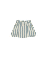 Denim Mini Skirt || Ocean Stripe by Rylee + Cru