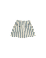 Denim Mini Skirt || Ocean Stripe by Rylee + Cru