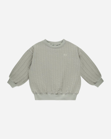 Quilted Sweatshirt || Laurel by Rylee + Cru